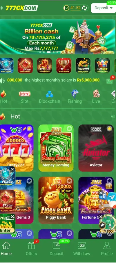777CX Game